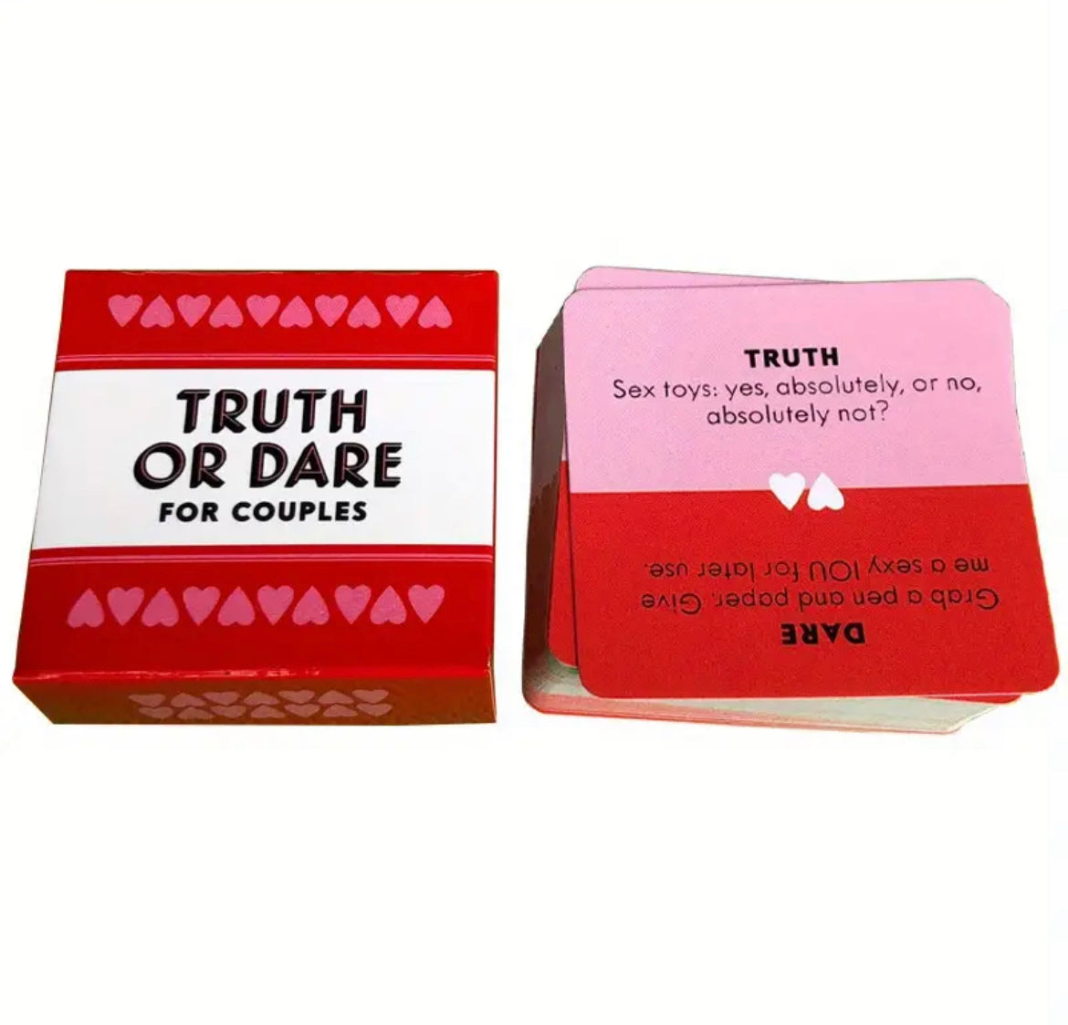 Mini Size Truth Or Dare, Couples Game Cards