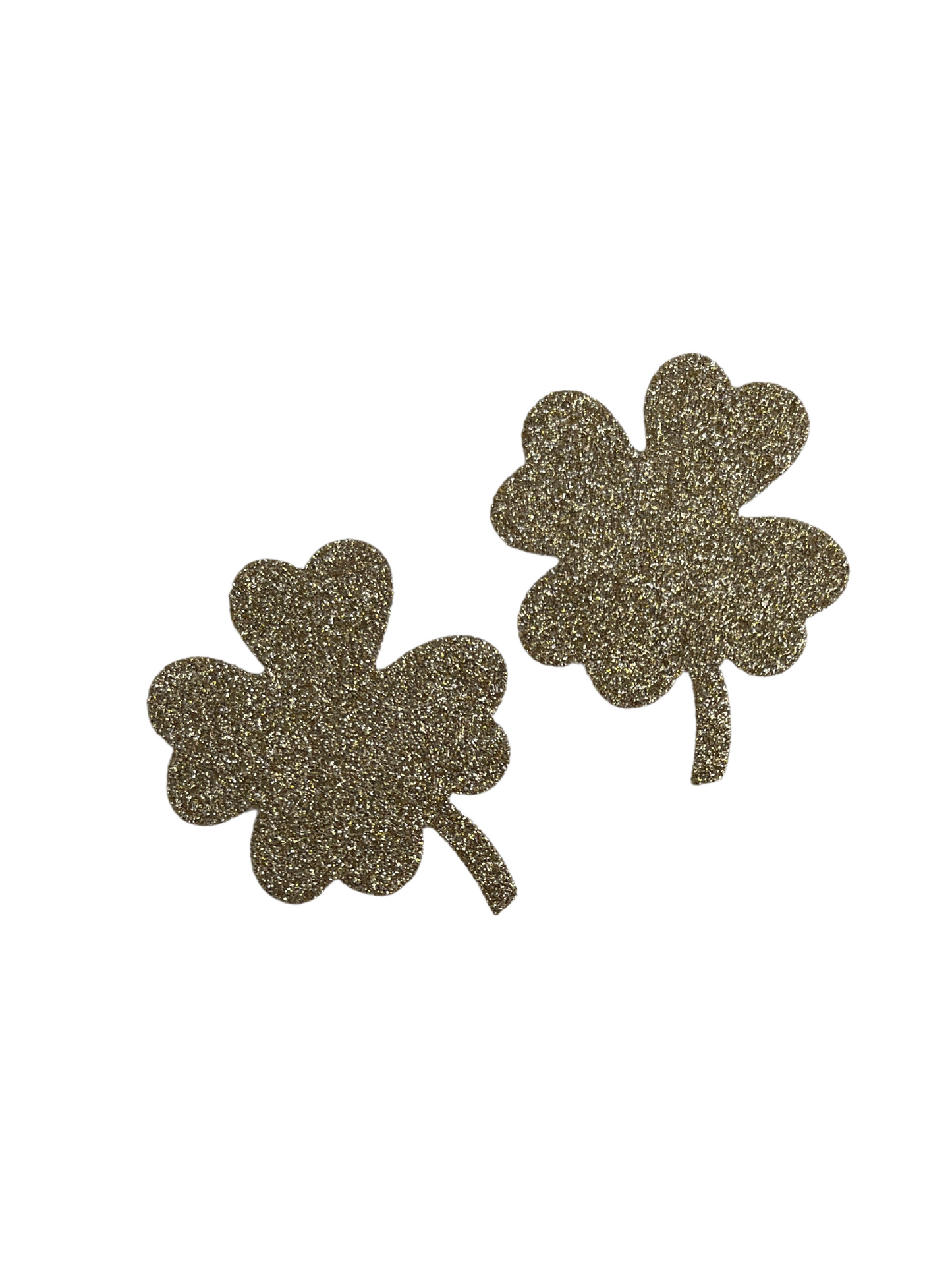 Glitter Shamrock Shaped Nipple Covers