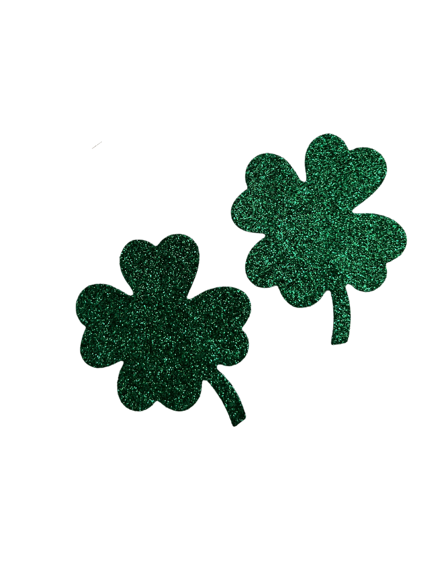 Glitter Shamrock Shaped Nipple Covers