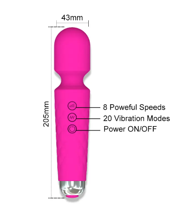 Mini Personal Electric Waterproof Handheld Wand Massager